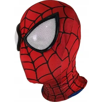 Karnevalová maska Maska na obličej Spiderman Spider-Man kostým Halloween látková pavučina
