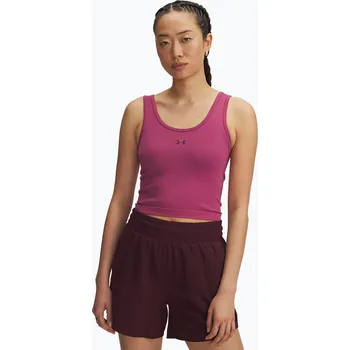 Dámské tréninkové tílko Under Armour Vanish Seamless Tank fuchsia dusk/dark maroon/dark maroon