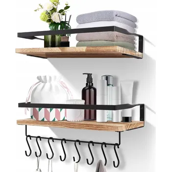 police 2X PLOVOUCÍ POLICE NA ZEĎ, REGÁL NA STĚNU, KUCHYŇSKÝ STOJAN NA KOŘENÍ