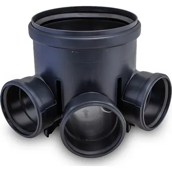 revizní šachta Kanalizační šachtové dno pro hladkou rouru Ø 400 - sběrné DN 110