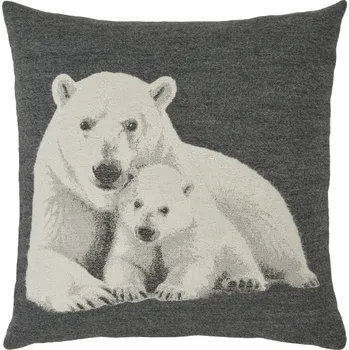 Povlak na dekorativní polštářek Sander Big Bears povlak na polštář 45 x 45 cm grafit, Sänder