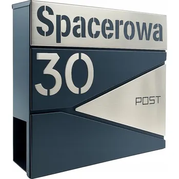 Poštovní schránka Poštovní schránka , nerezová ocel adresa, číslo popisné, CNC, ANTRACIT