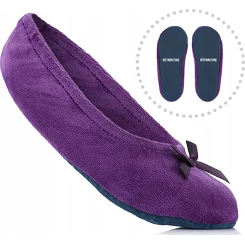 Dívčí baleríny ATRAKTIVNÍ dětské balerínky fialové, velikost 33