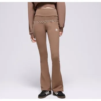 Pánské oblečení Adidas Kalhoty Rib Flared Pant Hnědá 34