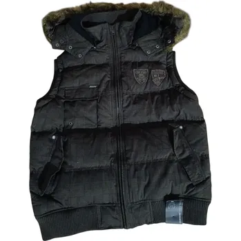 Pánská vesta Cars Jeans Pánská vesta tmavě hnědá Varianta: M Nové