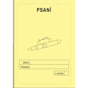 Psaní 4. ročník - školní sešit Jitka Rubínová