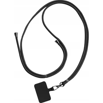 Pouzdro na mobilní telefon Šňůrka na telefon nylonová černá