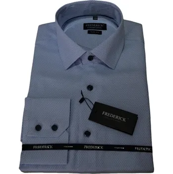 Pánská košile Pánská košile s dlouhým rukávem - střih SLIM - vzor F890A - 46