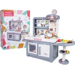 RKToys Šedá dětská kuchyňka s doplňky