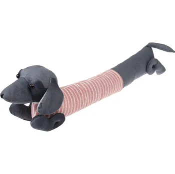 Polštář Růžová/šedá ochrana proti průvanu 17x76 cm Sausage Dog – Rex London ID_1805242