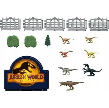 Figurka Jurassic World Minis Nebezpeční Dinosauři Kufřík na cesty SADA