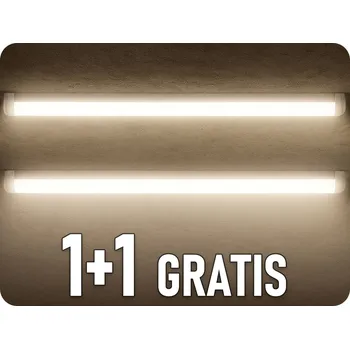 LED osvětlení LED hranolový panel 40W, 120cm, 1+1 zdarma! Neutrální bílá