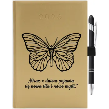 Kalendář Knižní kalendář 2026 A5 zlatý