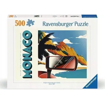 Puzzle Puzzle 500 Pohlednice z Monaka / Ravensburger