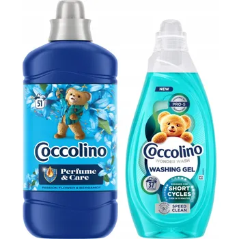 Aviváž Sada Coccolino Tekutá Aviváž 1275 ml (51 praní) + Gel na praní 1480 ml