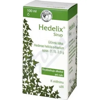Lék na kašel, rýmu a nachlazení Hedelix sirup por.sol.1x100ml/2g (KWM)