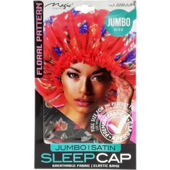 Čepice Květinová čepice na kudrnaté vlasy obří Jumbo