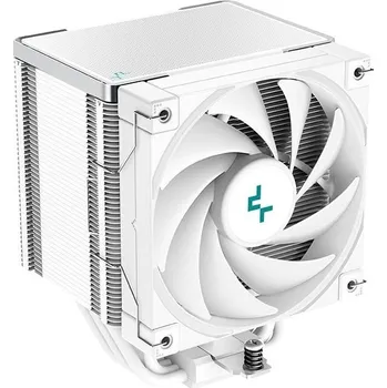 PC ventilátor DEEPCOOL AK500 bílý Chladič, pro CPU, pro Intel i AMD, socket 1700, 1200, 115x, 2011(-3), 2066, AM5, AM4, 240W TDP, 120mm ventilátor, 5 heatpipe, PWM, bílý R-AK500-WHNNMT-G
