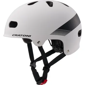 Sport Dětská helma CRATONI C-Mate JR. White/Black Matt - S/M (54-58cm) (Blýskni se v bikeparku novou freestylovou helmou. Vyber si ze čtyř stylových barev, které perfektně doplní design tvého kola. Helma Cratoni C-Mate je lehká, odolná a pohodlná zároveň. Upína