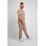 Scrubsheep Mikina Lékařská Pánská Halenka - Cappuccino Beige S