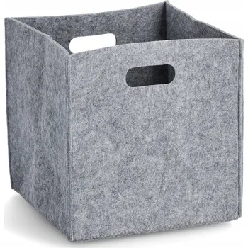 Úložný box ZELLER Úložný box do kallaxu filcový 32 × 32 × 32 cm, šedý