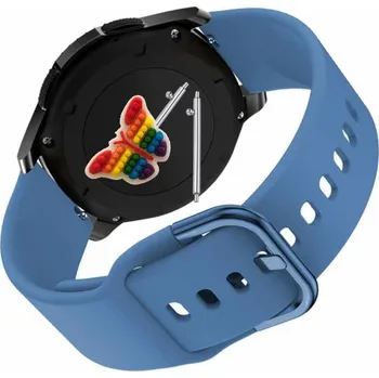 Pouzdro na mobilní telefon Pásek Řemínek pro Calmean One 4G, silikonová modrá smyčka, nastavitelný