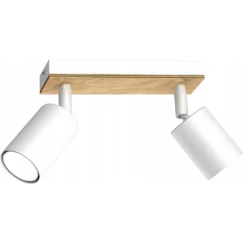 STROPNÍ SVÍTIDLO LIŠTA SPOT LUMINEX TULON 591 BÍLÁ / DŘEVO