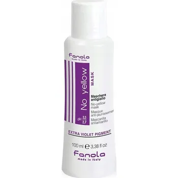 Vlasová regenerace Fanola No Yellow maska na blond vlasy 100 ml