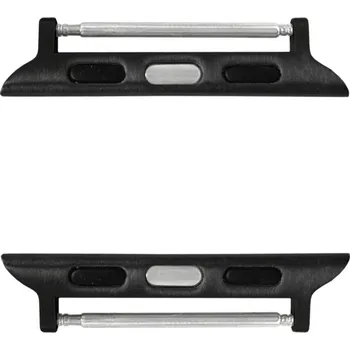 Hodinky LAVVU Černé konektory pro APPLE WATCH 42-44 mm