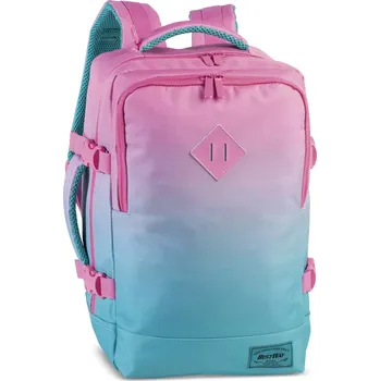 Cestovní taška BestWay Příruční zavazadlo - batoh pro RYANAIR 2522 40x25x20 TURQUOISE / PINK