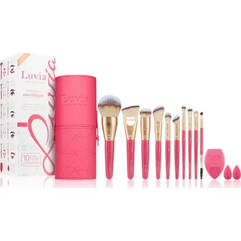 Kosmetický štětec Luvia Cosmetics Prime Vegan 202 // Powder Brush XL štětec na pudr 1 ks + 213 // Blush Brush štětec na tvářenku 1 ks + 114 // Buffer štětec na make-up 1 ks + 135 // Prime Concealer štětec na korektor 1 ks + 204 // Highlighter štětec na rozjasňovač 1 ks + 2