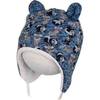 Kojenecká čepice ROCKINO Dětská zimní čepice svetrovina, modrá Varianta: 42cm