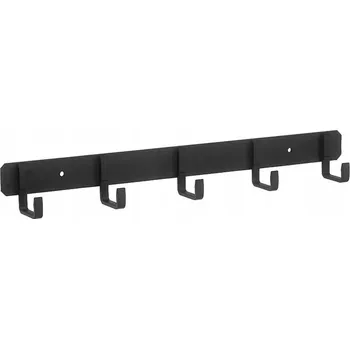 Věšák Nástěnný věšák 9143 ČERNÝ MATNÝ LOFT