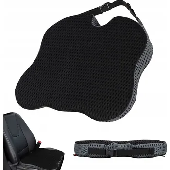 Polštář ORTOPEDICKÝ POLŠTÁŘ 47X42CM DO AUTA KANCELÁŘE KŘESLA PAMĚŤOVÁ PĚNA