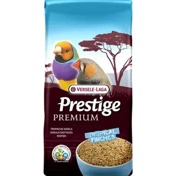 Krmivo pro ptáka Versele-Laga Prestige Premium Tropical Finches: Australian Waxbills 4kg (Obohacená směs semen: vitamíny, aminokyseliny a minerály = optimální stav)