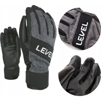 Rukavice Pánské snowboardové zimní rukavice LEVEL velikost M/L