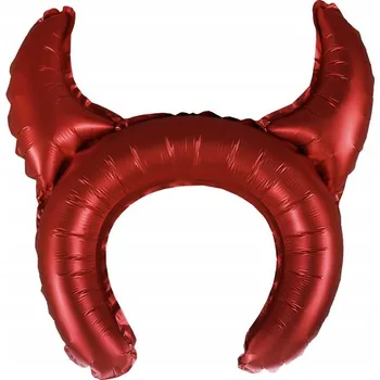 Party dekorace Nafukovací čelenka na hlavu - rohy, strašidelné doplňky, dekorace na Halloween