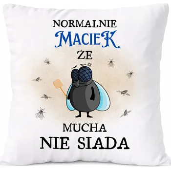 Polštář Polštář pro Fabiana jako Dárek s potiskem bílý PoliDraw