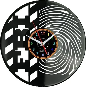 Hodiny FBI Nástěnné Hodiny Vinylová Deska Moderní Dekorativní Narozeniny