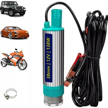 Čerpadlo VELKÉ ČERPADLO NA PŘEČERPÁVÁNÍ PALIVA, NAFTY, OLEJE, VODY ELEKTRICKÉ 12V