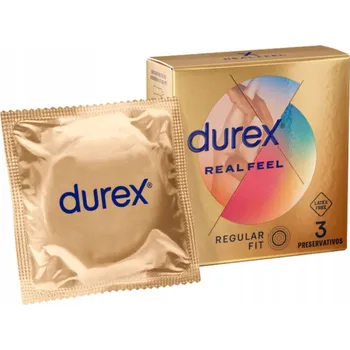 Kondom Kondomy Durex Real Feel 3 kusy