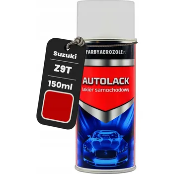 Barva ve spreji PŘIPRAVENÝ SPREJ 150 Ml Akrylový Lak SUZUKI Z9T BRIGHT RED 2 Červená