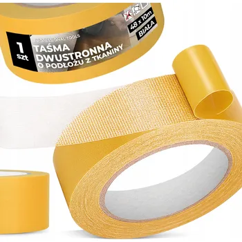 Lepicí páska OBOUSTRANNÁ LEPICÍ PÁSKA 10 m na KOBERCE Podlahové Krytiny Odolná Univerzální RG-T