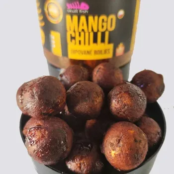 Boilies Skull fish dipované boilies MANGO/CHILLI 250 g Velikost: 20 mm