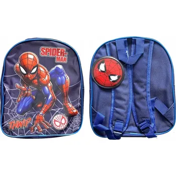 Školní batoh Batoh do školky jednokomorový Spiderman Difuzed pro kluky modrý
