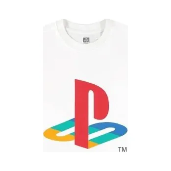 Tričko Difuzed PlayStation - Symbols Logo XL Bílá