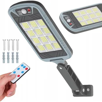 Venkovní osvětlení SOLÁRNÍ LAMPA ULICNÍ HALOGEN S DÁLKOVÝM OVLÁDÁNÍM - SOLÁRNÍ NAPÁJENÍ