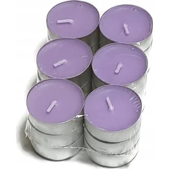 Svíčka Parafínová čajová svíčka LAWENDER Tradepro