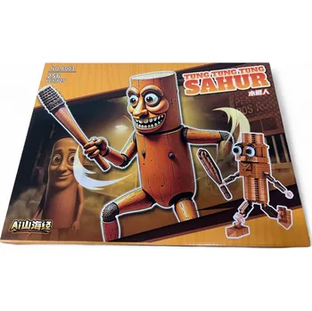 ostatní stavebnice Stavebnice Italian Brainrot - Tung Tung Tung Sahur (256 ks)