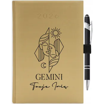 Kalendář Knižní kalendář 2026 A5 zlatý